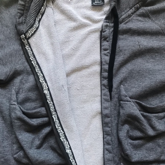 NUMBER NINE GREY 4POCKET HOODIE - Picture 4 of 6